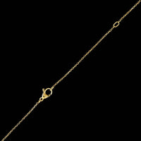 18K Yellow Gold Estate Cultured Golded South Sea Baroque Pearl Pendant Necklace