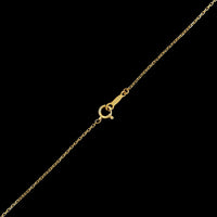 Mikimoto 18K Yellow Gold Estate Pearl Heart Pendant Necklace