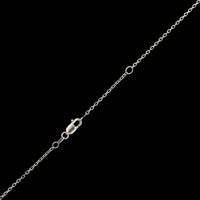 14K White Gold Estate Diamond by the Inch Necklace