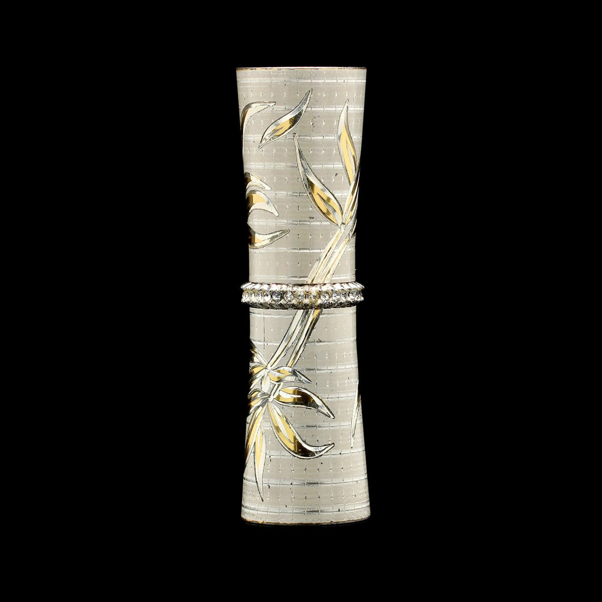 Revlon Sterling Silver Estate Futurama Lipstick Case Designed by Van Cleef & Arpels
