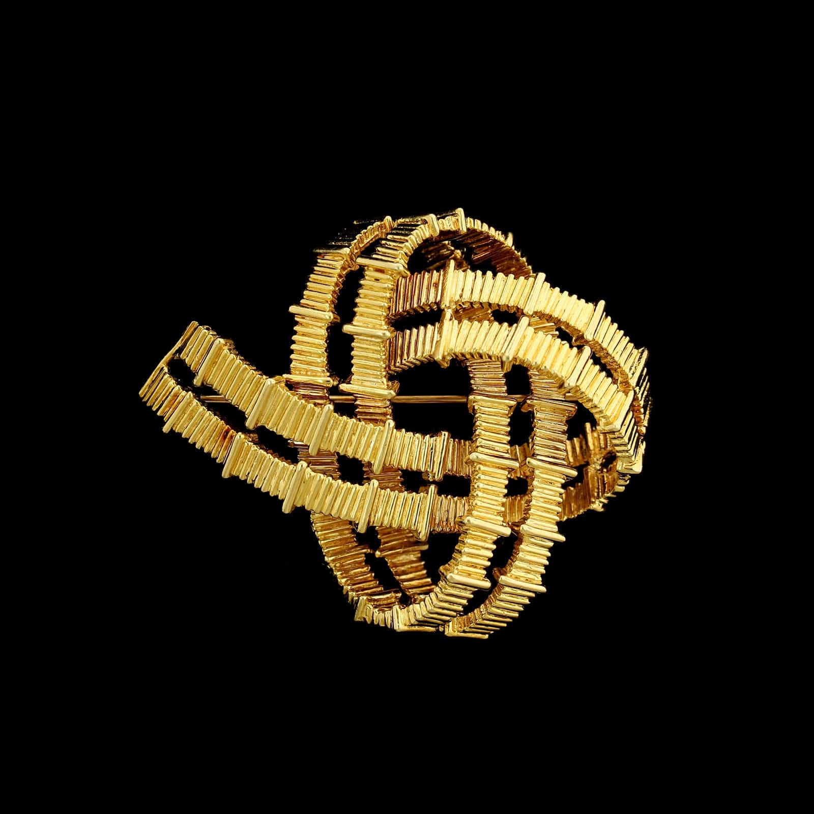 Tiffany & Co. 18K Yellow Gold Estate Knot Brooch