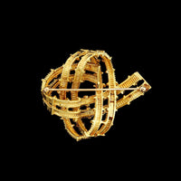 Tiffany & Co. 18K Yellow Gold Estate Knot Brooch