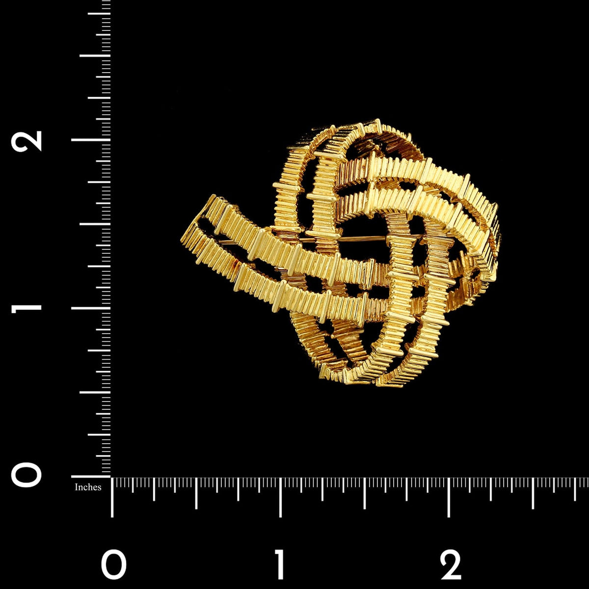 Tiffany & Co. 18K Yellow Gold Estate Knot Brooch