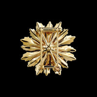 Tiffany & Co. 14K Yellow Gold Estate Flower Pin