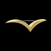 Tiffany & Co. 18K Yellow Gold Estate Seagull Pin