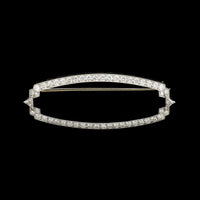 Art Deco Raymond Yard Platinum Estate Diamond Pin