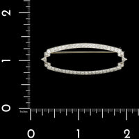 Art Deco Raymond Yard Platinum Estate Diamond Pin