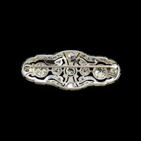 Antique Platinum Estate Diamond Pin