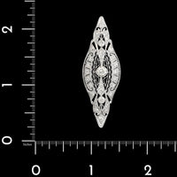 Antique Platinum Estate Diamond Pin