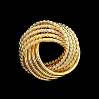 14K Yellow Gold Estate Knot Pin