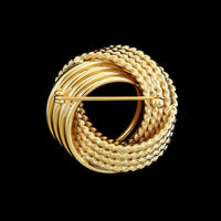 14K Yellow Gold Estate Knot Pin