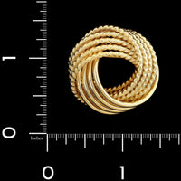 14K Yellow Gold Estate Knot Pin
