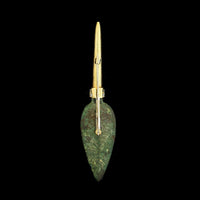 Matthew Trent 18K Yellow Gold Estate Diamond Arrowhead Pin