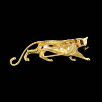 Cartier 18K Yellow Gold Estate Panther Pin
