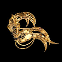 18K Two-tone Gold Estate Diamond Brooch