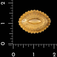 Antique 14K Yellow Gold Estate Pin