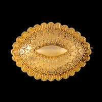 Antique 14K Yellow Gold Estate Pin