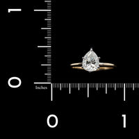 14K Two-tone Gold Estate Diamond Solitaire Engagement Ring