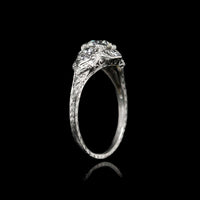 Vintage Platinum Estate Diamond Engagement Ring