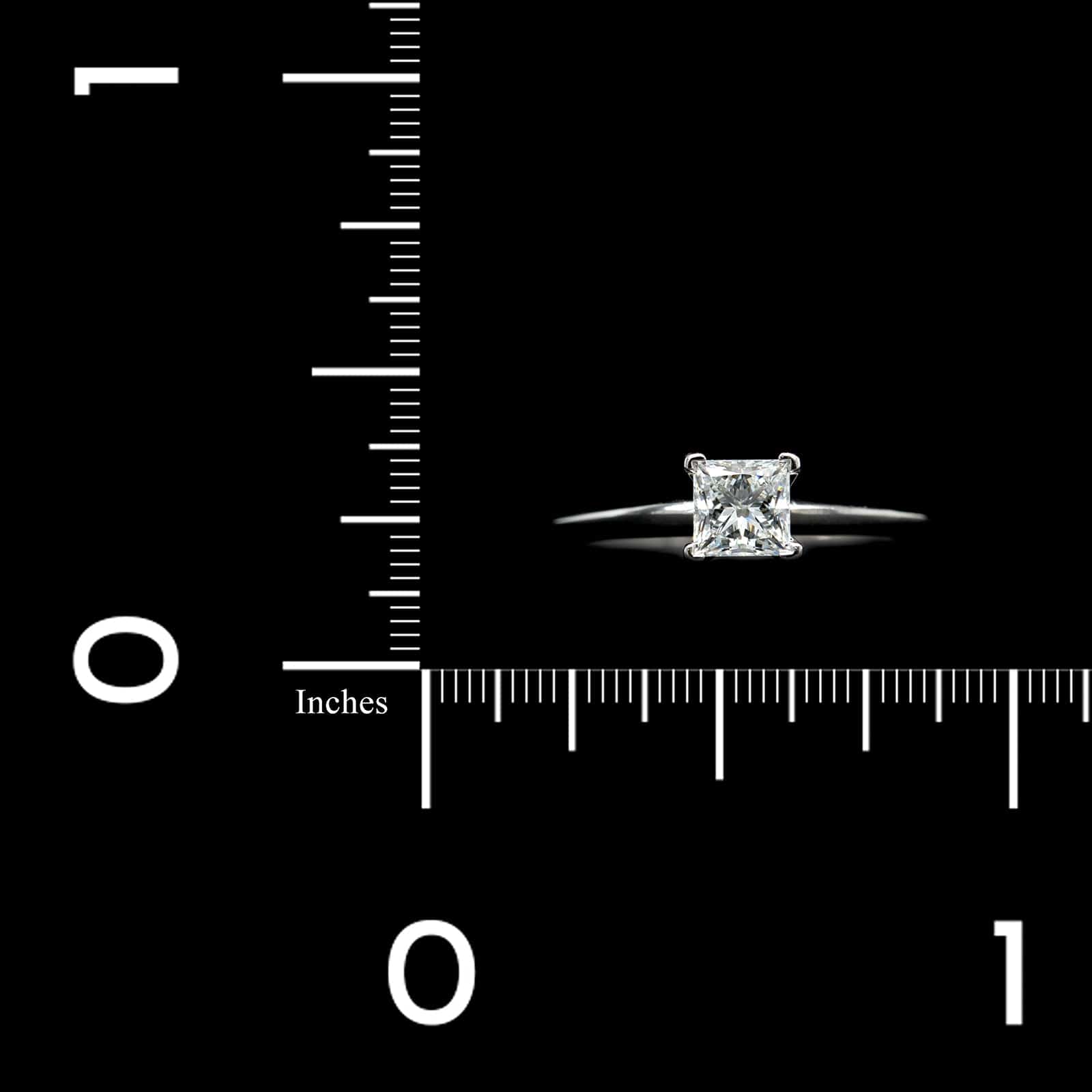 Tiffany & Co. Platinum Estate Diamond Solitaire Ring
