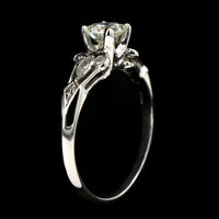 Vintage Platinum Estate Diamond Engagement Ring