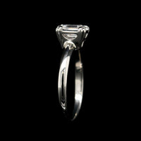 14K White Gold Estate Diamond Solitaire Engagement Ring