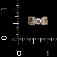 14K Yellow Gold Estate Diamond Ring