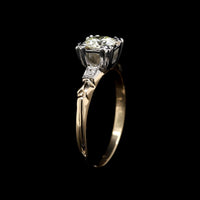 Vintage 14K Yellow Gold Estate Diamond Engagement Ring