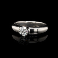 Tiffany & Co. Platinum Estate Diamond Etoile Engagement Ring