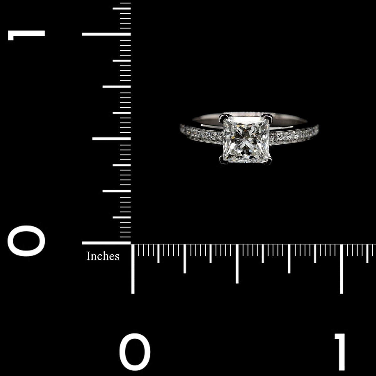 Tiffany & Co. Platinum Estate Diamond Grace Engagement Ring