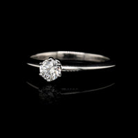 Tiffany & Co. Platinum Diamond Solitaire Engagement Ring