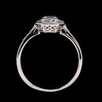 Platinum Estate Diamond Engagement Ring