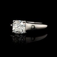 Tiffany & Co. Platinum Estate Diamond Engagement Ring