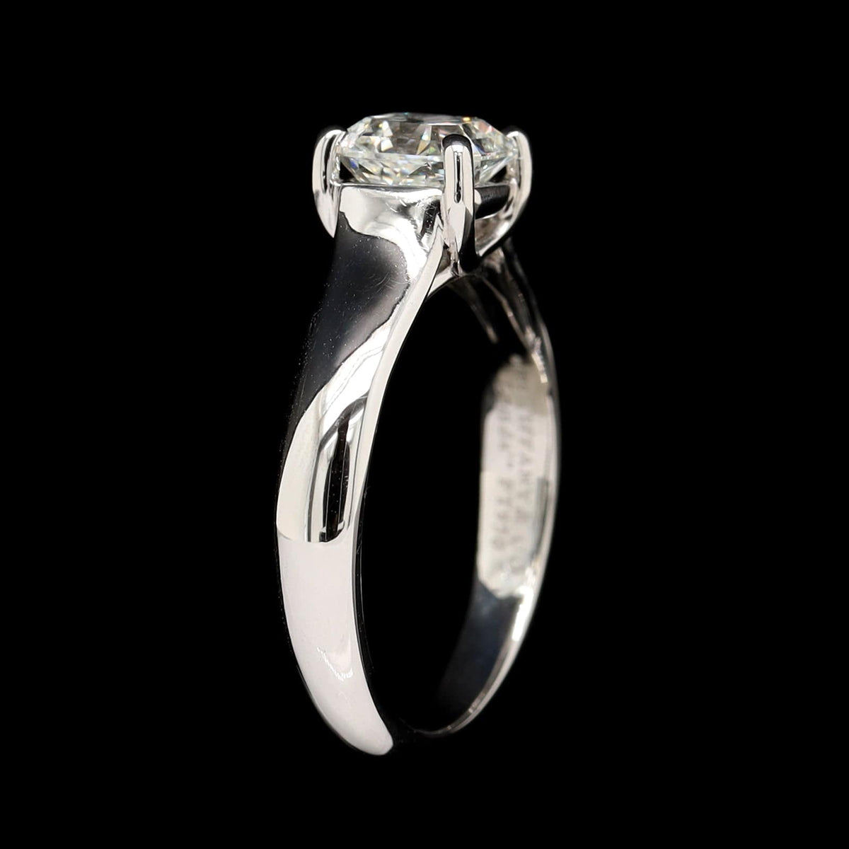 Tiffany & Co. Platinum Estate Diamond Engagement Ring