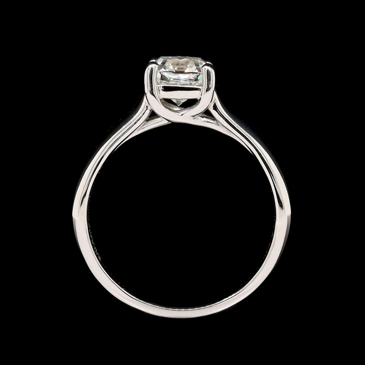 Tiffany & Co. Platinum Estate Diamond Engagement Ring