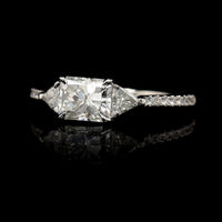 Platinum Estate Diamond Engagement Ring