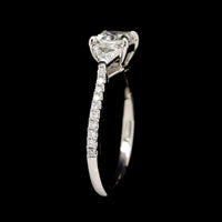 Platinum Estate Diamond Engagement Ring