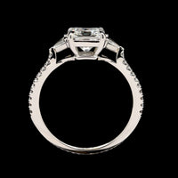 Platinum Estate Diamond Engagement Ring