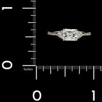 Platinum Estate Diamond Engagement Ring