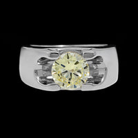 14K White Gold Estate Diamond Ring