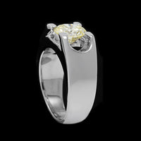 14K White Gold Estate Diamond Ring