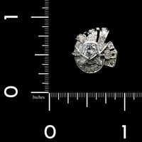 14K White Gold Estate Diamond Ring