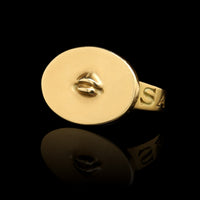 Gabriella Kiss 18K Yellow Gold Estate 'Love Token' Ring