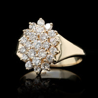 14K Yellow Gold Estate Diamond Ring