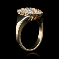 14K Yellow Gold Estate Diamond Ring