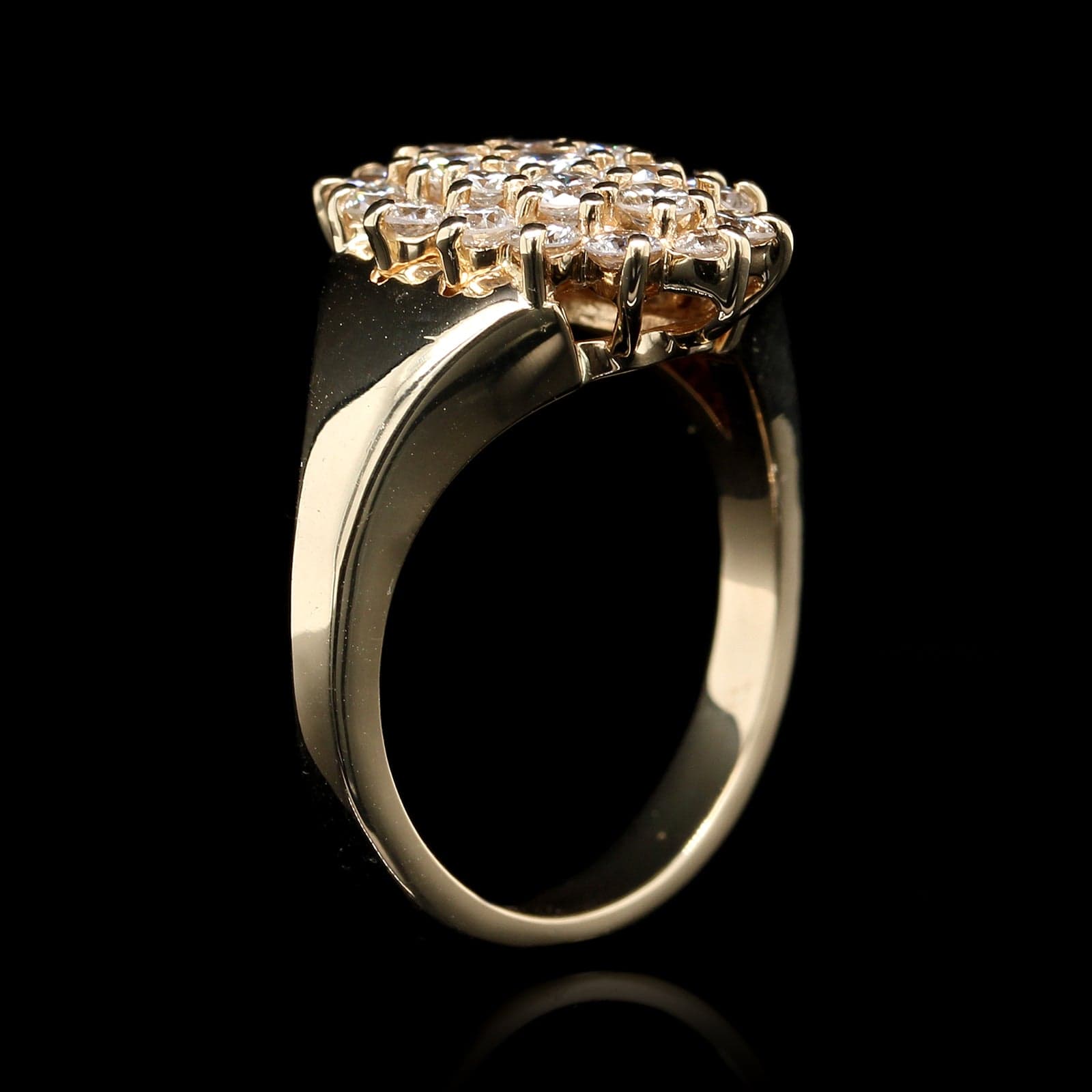 14K Yellow Gold Estate Diamond Ring
