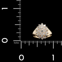 14K Yellow Gold Estate Diamond Ring