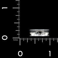 Tiffany & Co. Sterling Silver Estate 1837 Concave Ring