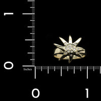 Elizabeth Showers 18K Yellow Gold Estate Diamond Ring