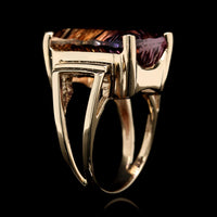 14K Yellow Gold Estate  Ametrine Ring